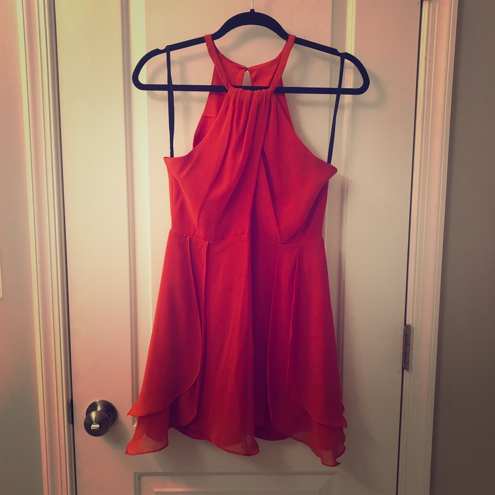 Bebe red dress XS